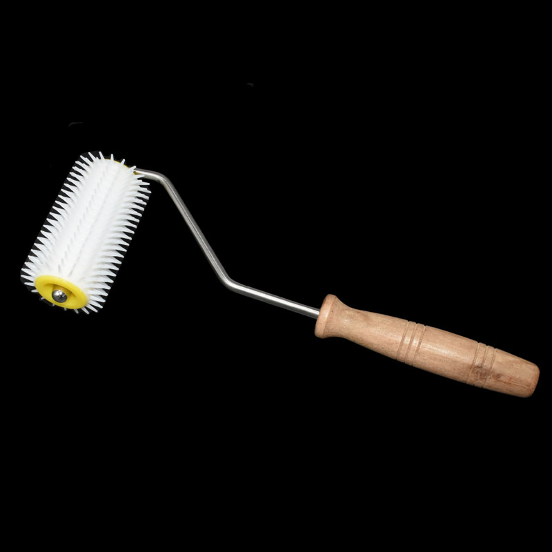 1 st bi honung extrahera avlockande nål rulle plast biodling kamverktyg kit biodlingsverktyg