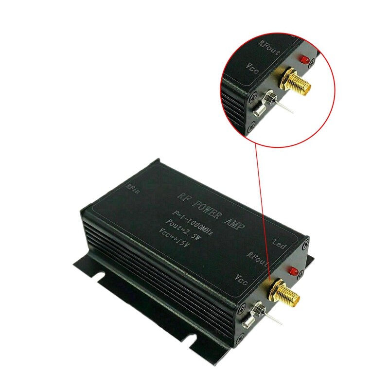 1-1000MHz 2,5 W HF VHF UHF FM Transmitter RF Power Verstärker AMP für Ham Radio