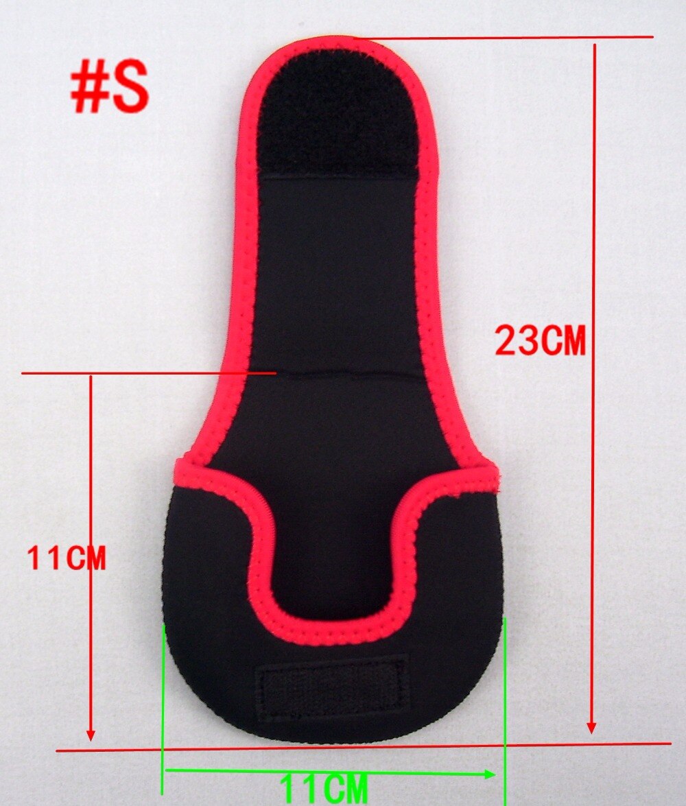 Black Waterproof Neoprene Fishing Reel Cover/Pouch For Spinning Reels