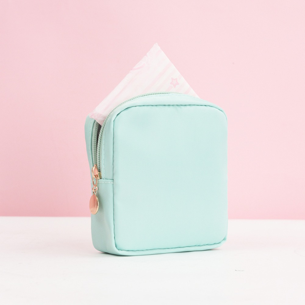 mehrfarbige Damen binden Taschen Heimat Organisation tragbare Pad Beutel Serviette Lagerung Veranstalter