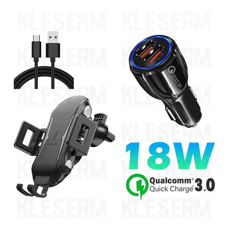 15W Qi Wireless Car Charger Holder for Samsung Galaxy S20 S21 Ultra S10 S9 Plus Car Induction Charger Mount for iPhone 12 11 SE: 10W / 3