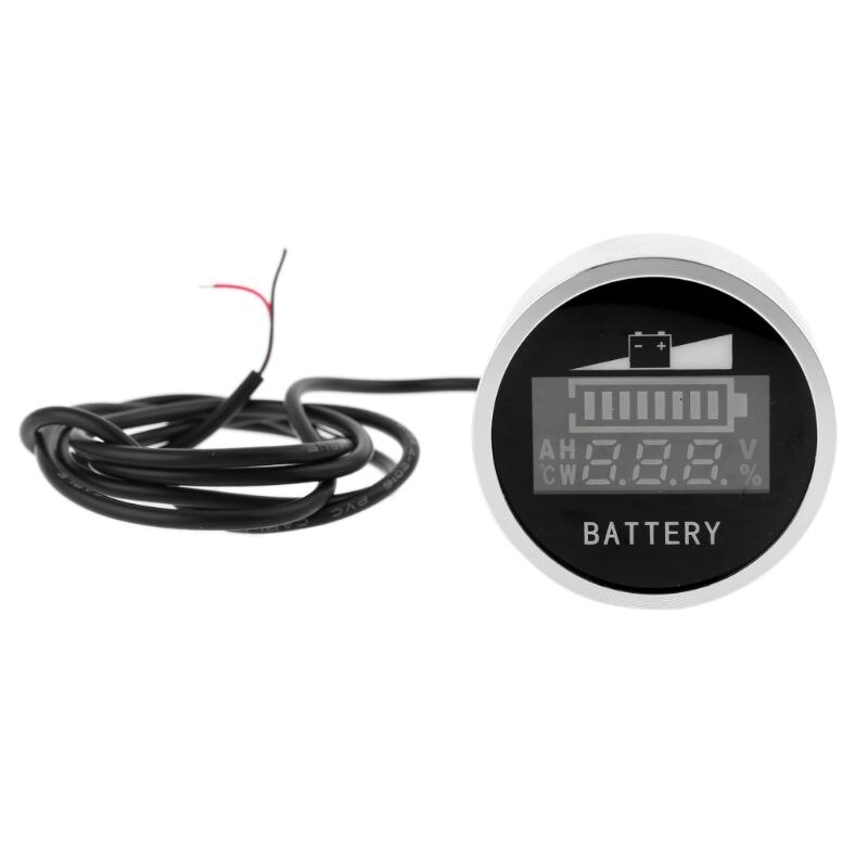 DC 6-120V Blei-säure Lithium Batterie Kapazität Spannung Anzeige Wasserdicht für Auto Motorrad 12V 24V 48V 72V 6-120V Prüfung