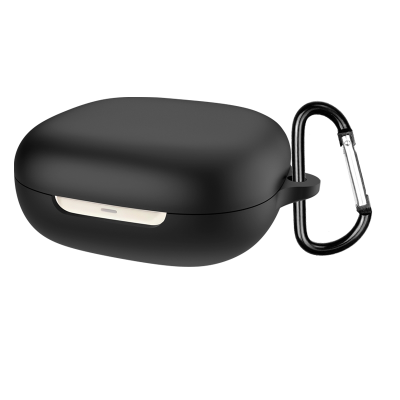 Silicone Earbuds Protective Case Anti Dustproof Headphone Charging Box Sleeve Soild Color for OpenFit 2 T920: black