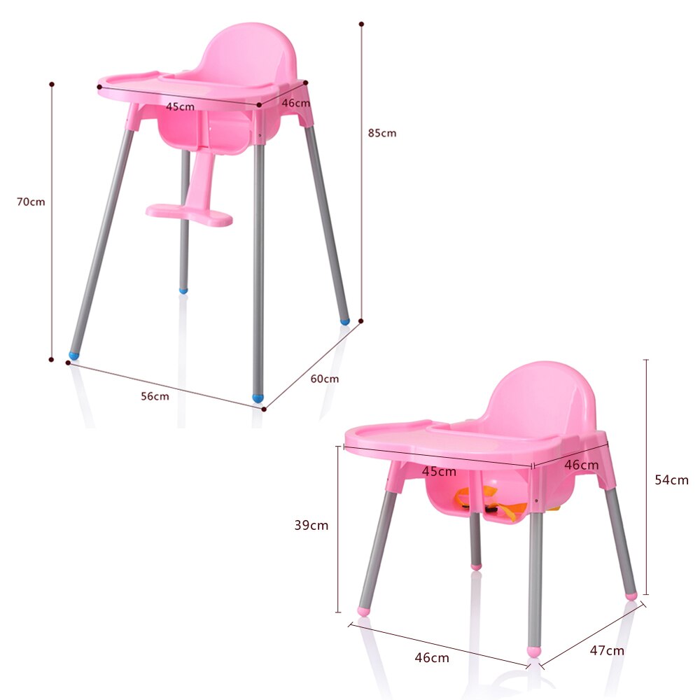 Trona de comedor para niños, silla de plástico para bebé, económica, multifunción