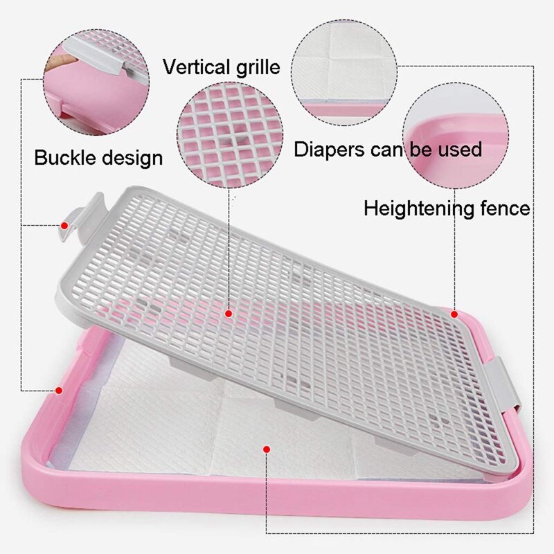 Lattice Dog Toilet Potty Pet Toilet For Dogs Cat Puppy Litter Tray Training Toilet Easy To Clean Pet Product