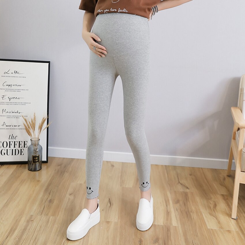 Maternity Fleece Tights Plush Lined Tights Opaque High Waist