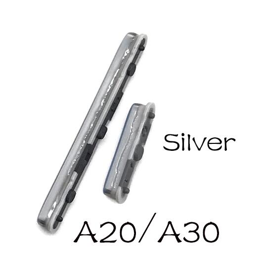 Seite Power-Taste + Lautstärke Taste Für Samsung A10 A105F A20 A205F A30 A305F A40 A405 A50 A750 Ersatz Teile: A20 Silver