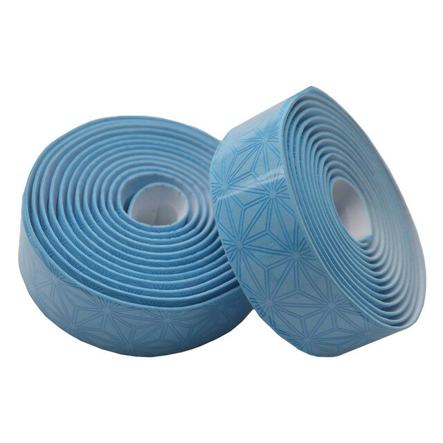 Road Bike Handlebar Tapes Bicycle Bar Tape Wrapping Belt Anti-Slip Cycling Handle Grips Wraps Dead Fly Bicycle Strap: Blue