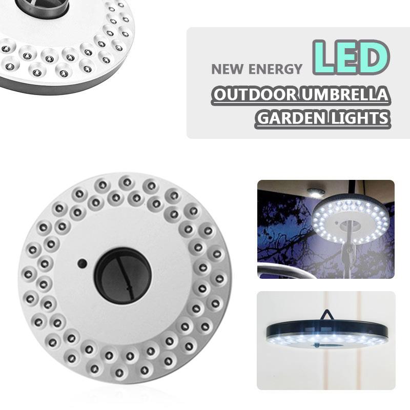 48 Led Light White Lawn Light Pole Light Durable Lights Camping Yard Garden Outdoor Portable Lantern Umbrella Patio Lamp