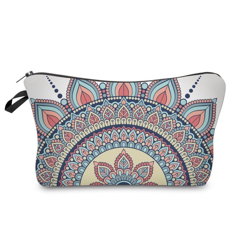Deanfun 3D Gedrukt Vintage Cosmetische Zakken Bloem Patroon Vrouwen Reizen Benodigdheden voor Opslag 50965: 50965