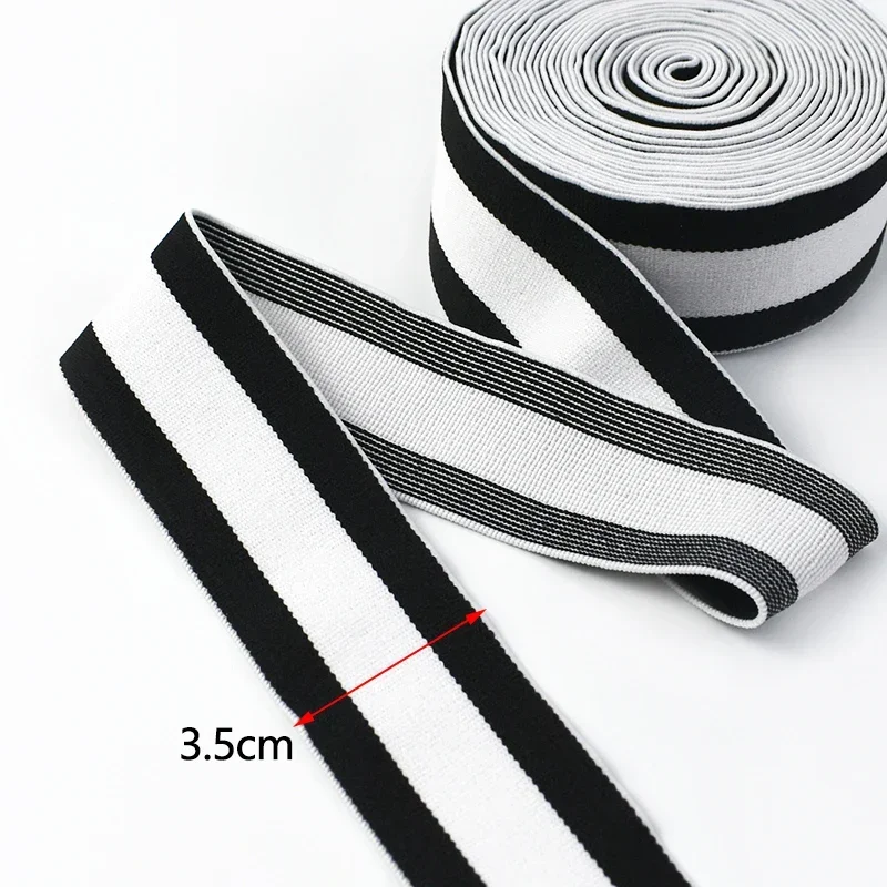 3/5/10M 25-50Mm Streep Elastische Band Webbing Voor Ondergoed Broek Elastiekjes Lint Elastiek Tape Diy Kleding Naaien Accessoire: Antique Copper / 3M