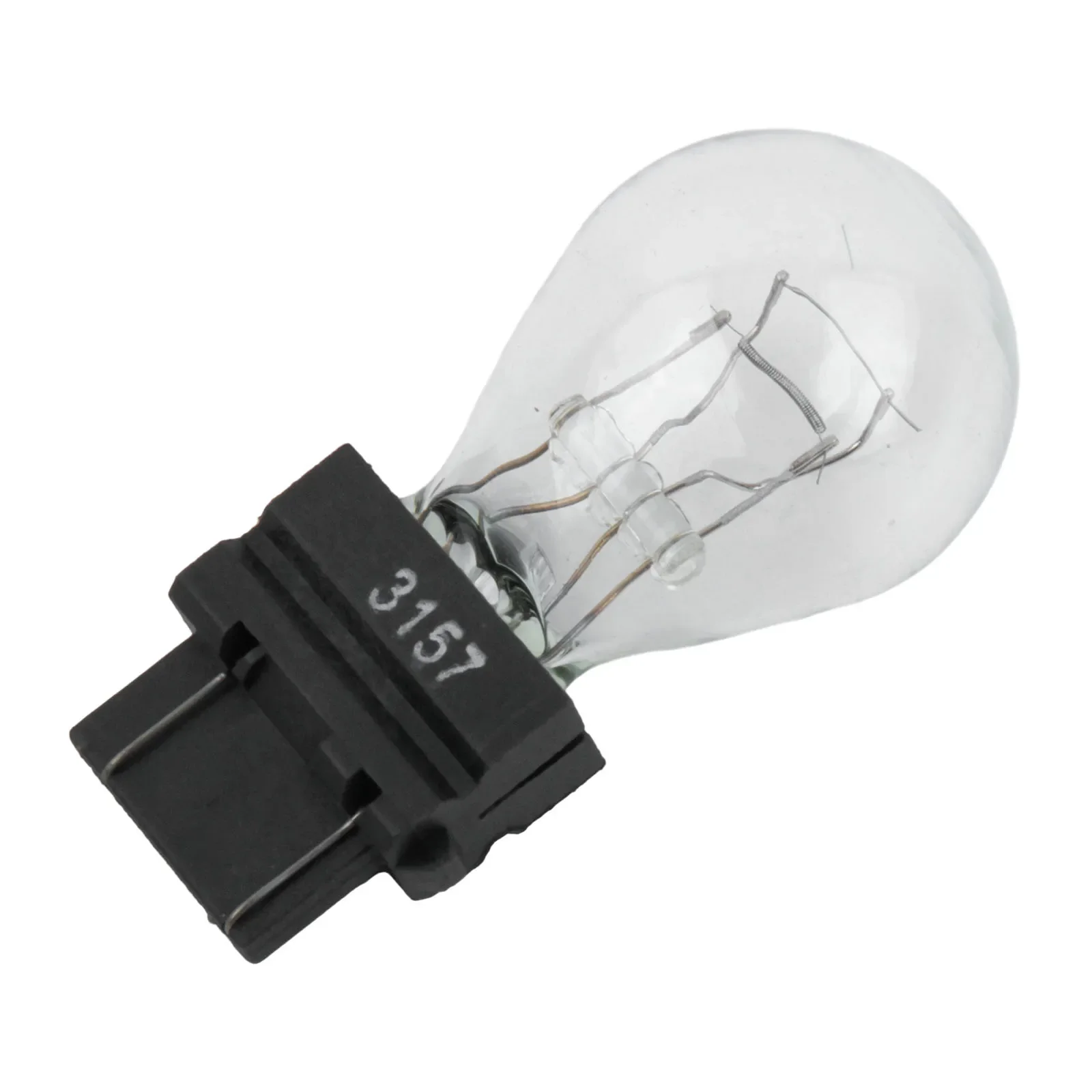 Reliable 2 Pack 3157 Clear Shell Bulbs for Brake, Reverse, and Turn Signal Lights, 12V 215W, Enhance Visibility on the Road