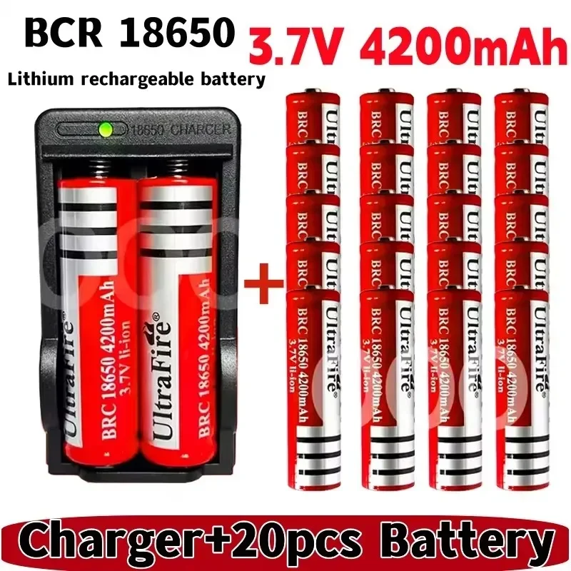 18650 Batterij 4200 mAh 3.7 V 18650 Lithium-ion Batterij Afstandsbediening Schroevendraaier Oplaadbare Batterij + lader