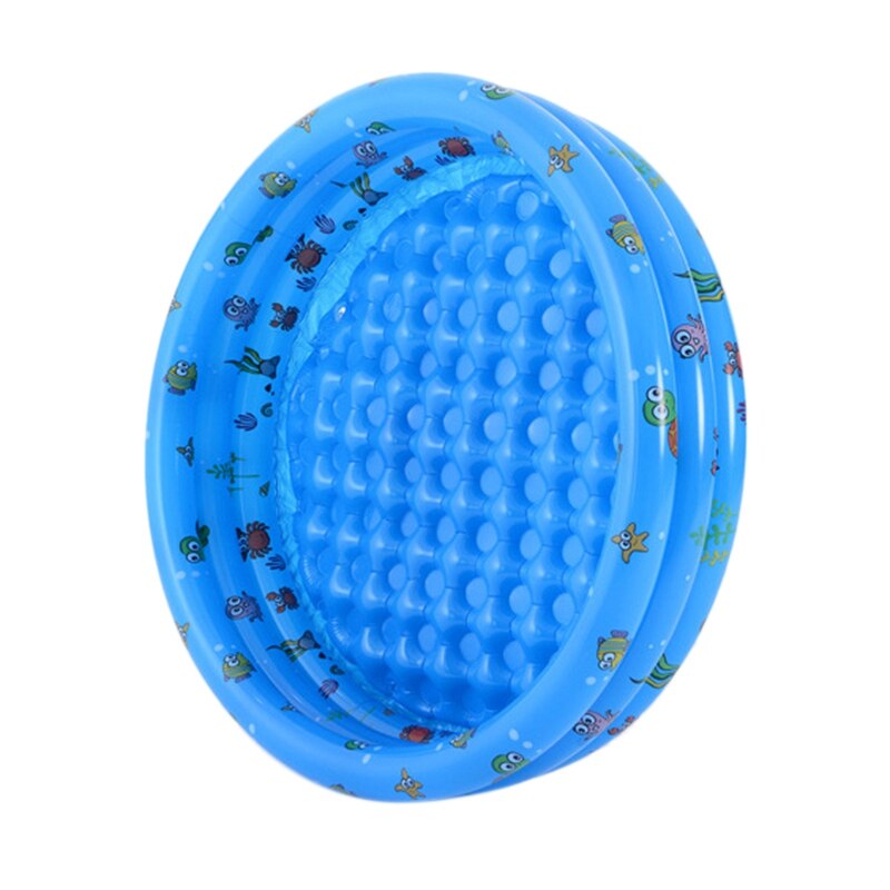 Opblaasbaar Zwembad 100Cm Verdikte Milieubescherming Pvc Kinderen Zwembad Bad Met Pomp