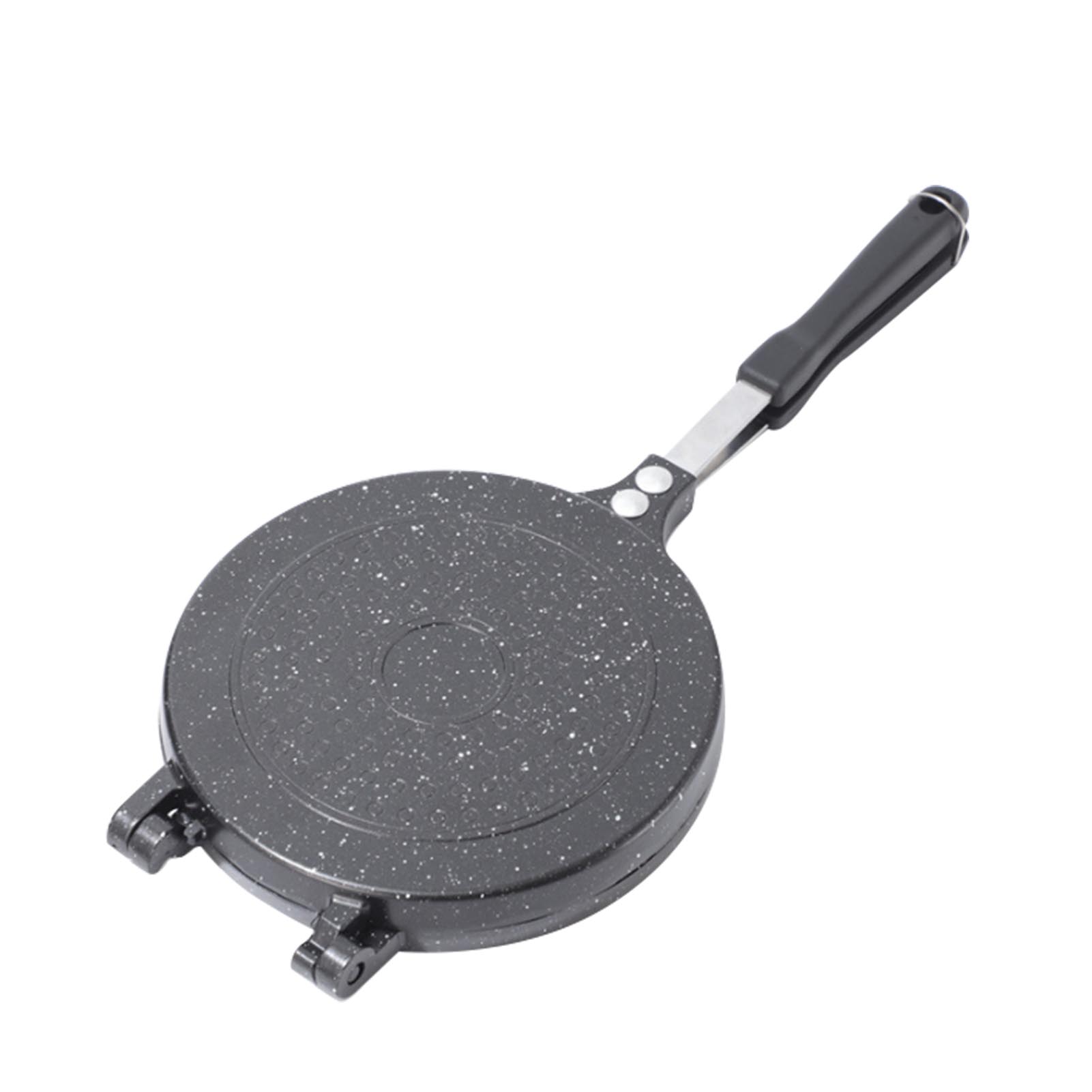 Double Sided Frying Pan Aluminum Alloy Nonstick Pancake Pan Sandwich Baking Pan Maker For Kitchen Omelets Pancakes Breakfast: Yellow
