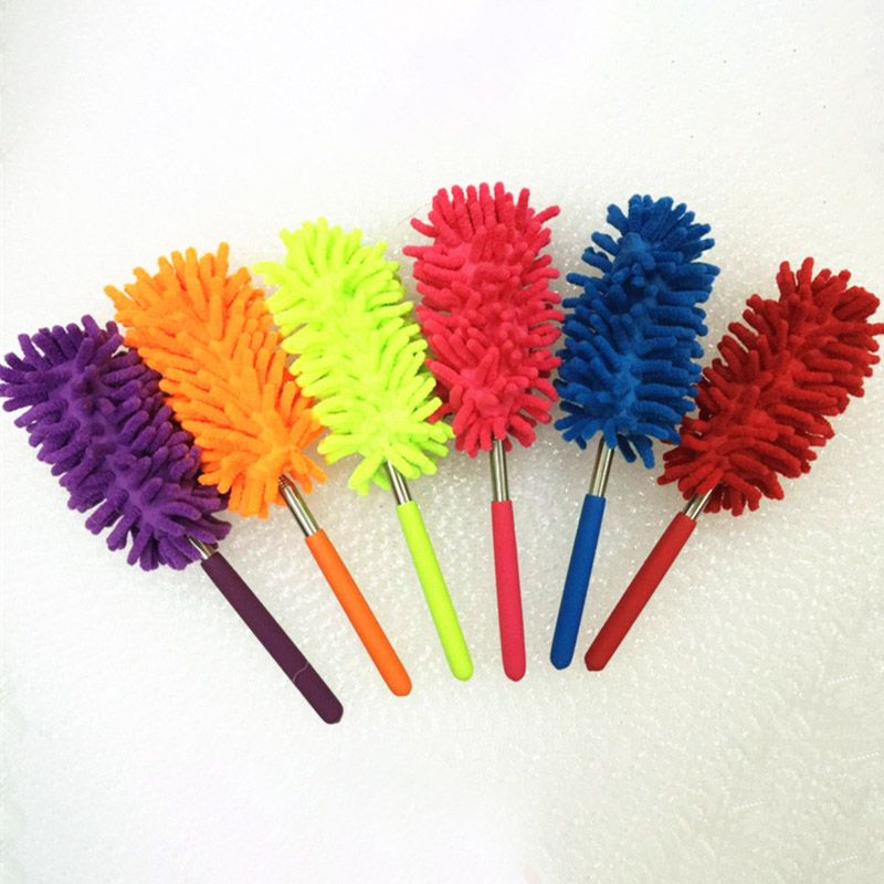 Telescopic Microfiber Duster House Cleaning Long Handle Retractable Duster Household Air-condition Furniture Cleaning Supplies