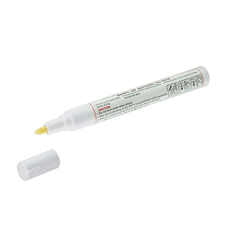 Permanente impermeable neumático de coche neumático Metal pintura marcador rotulador Motor bicicleta coche pintura TJ