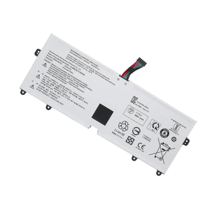 Nova bateria do portátil lbv7227e para lg grama 15/16/17 2020/2021 15z90n 17z90n 16z90pc 16z90pg 16zd90p 16z90p 17z90p 80wh 4 células