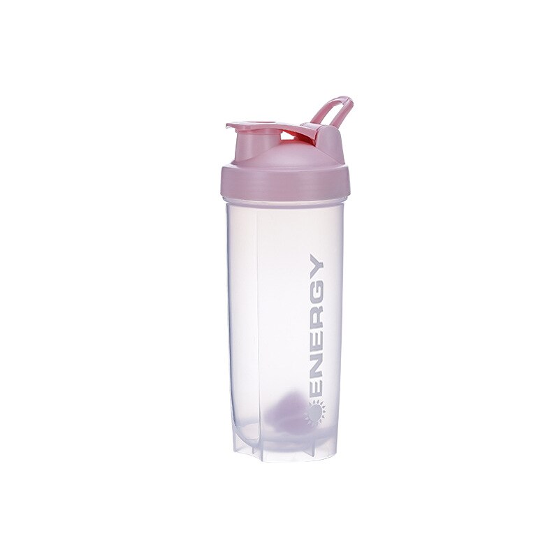 700ml klassisk loop-shakerflaska perfekt shakerflaska bärbar för utomhus  rt88: Rosa