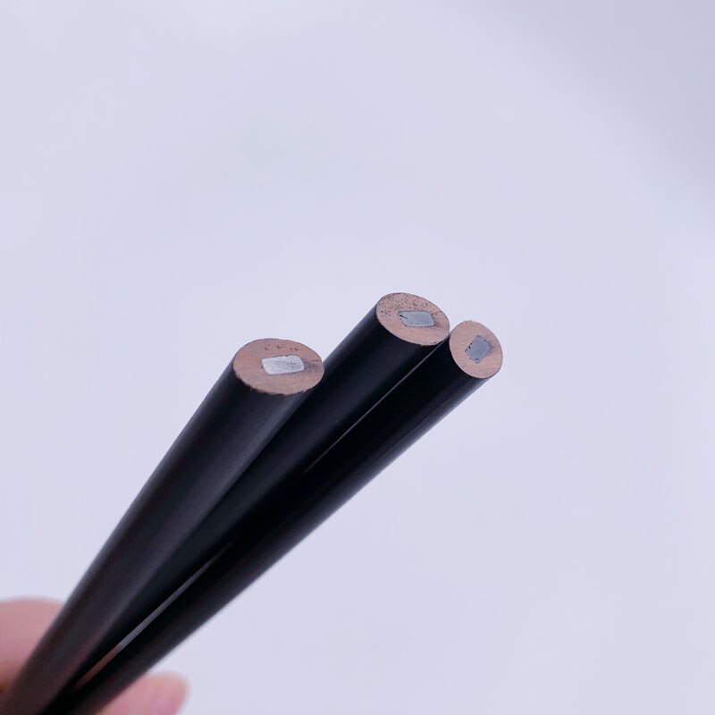 6 sztuk profesjonalne z drewna rysunek ołówek robić szkicowania 6B owalne ołówki stolarskie węgiel pióro dla studentów rysunek przybory robić szkicowania