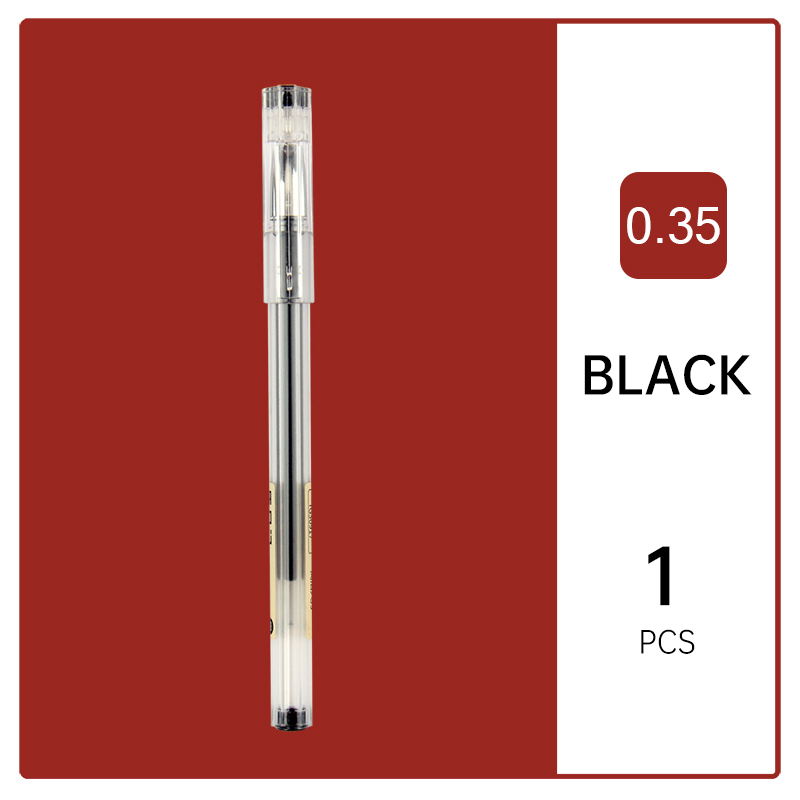 TG30917 Japan Simple Natural Style Pen 0.35mm Gel Pen Black Blue Red Ink School Office Student Exam Writing Stationery Supply
