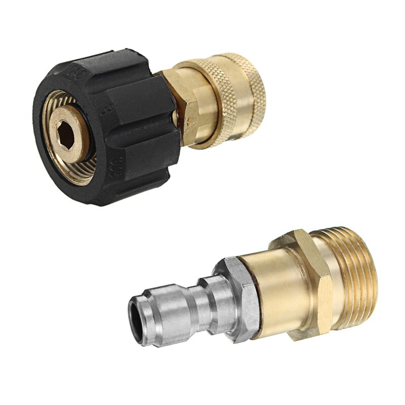 M22 Threaded Nozzle Quick Connect Connector Head For Foam High Pressure Washer Washing Machine