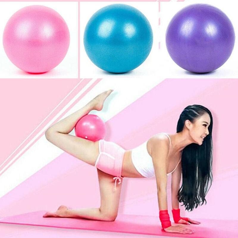 25cm Fitness Yoga Balls Anti-pressure Explosion-proof Yoga Ball Balance For Women Yoga Pilates Home Ball Training Exercise H9N0
