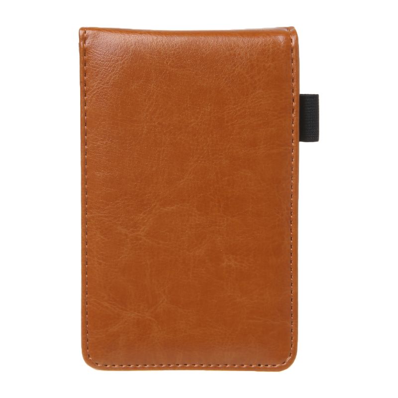 Cuaderno de bolsillo multifunción A7, libreta pequeña, cuaderno de notas, cubierta de cuero, diario de negocios, notas, papelería escolar, Sup: BN