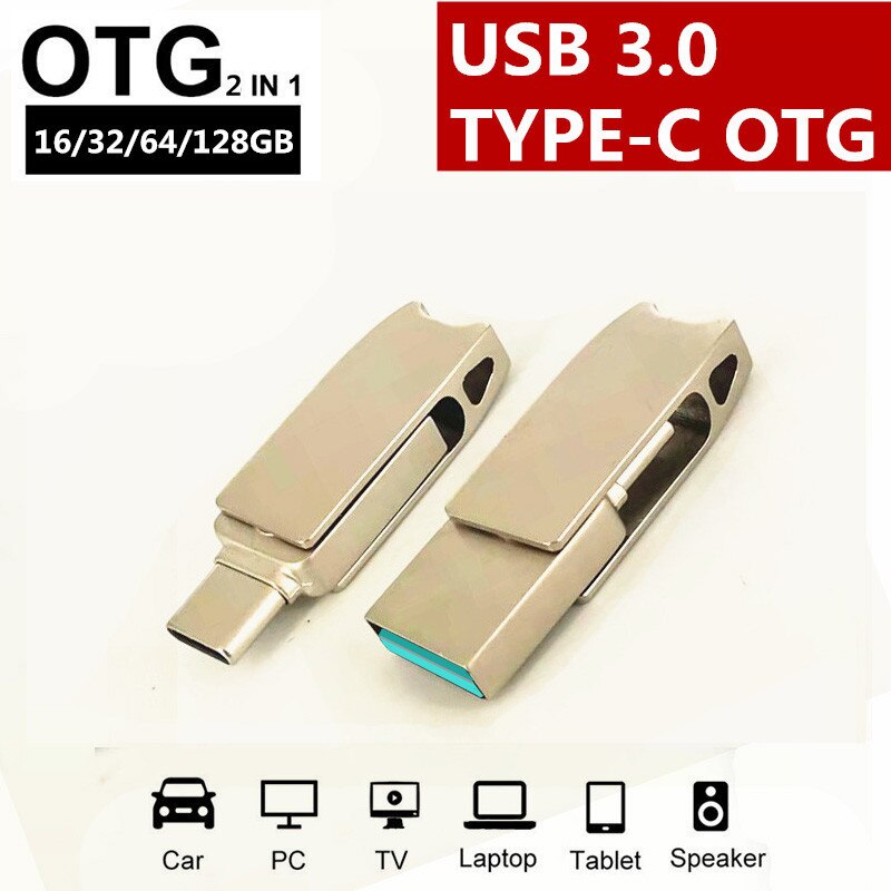 16Gb 32Gb 64Gb 128Gb Type C Ultra Dual Mini Usb 3.0 Flash Drive Memory Stick U disk Thumb Drive