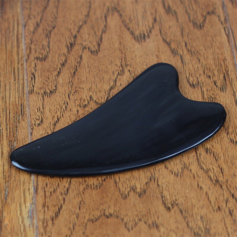 massage tool Natural Black buffalo Horn massage board plate Gua Sha triangle Scrapping acupuncture massager face foot body