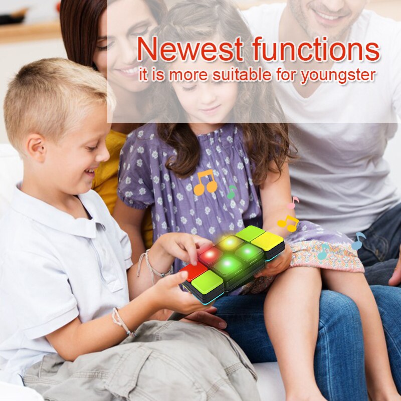 Musik Magie Würfel Puzzle Kreative Würfel Spiel Licht Musik Vielzahl Elektronik Würfel Unendlichkeit Spielzeug für freundlicher freundlicher