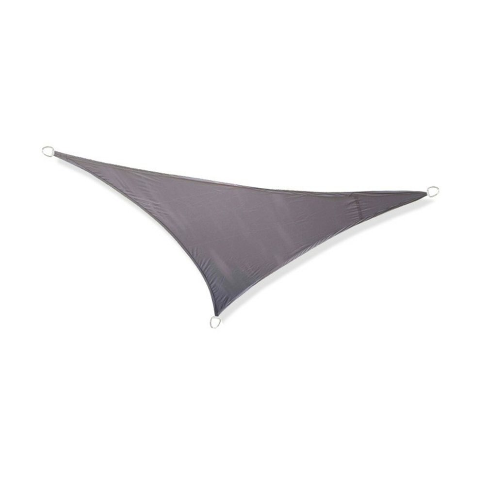 Wasserdichtes sonnensegel, 98% uv-schutz-vordach, dreieckig, rechteckig, 3m*3m/2m*3m stück für garten, rasen, terrasse, 40% stück: 3 x 3 x 3m grau