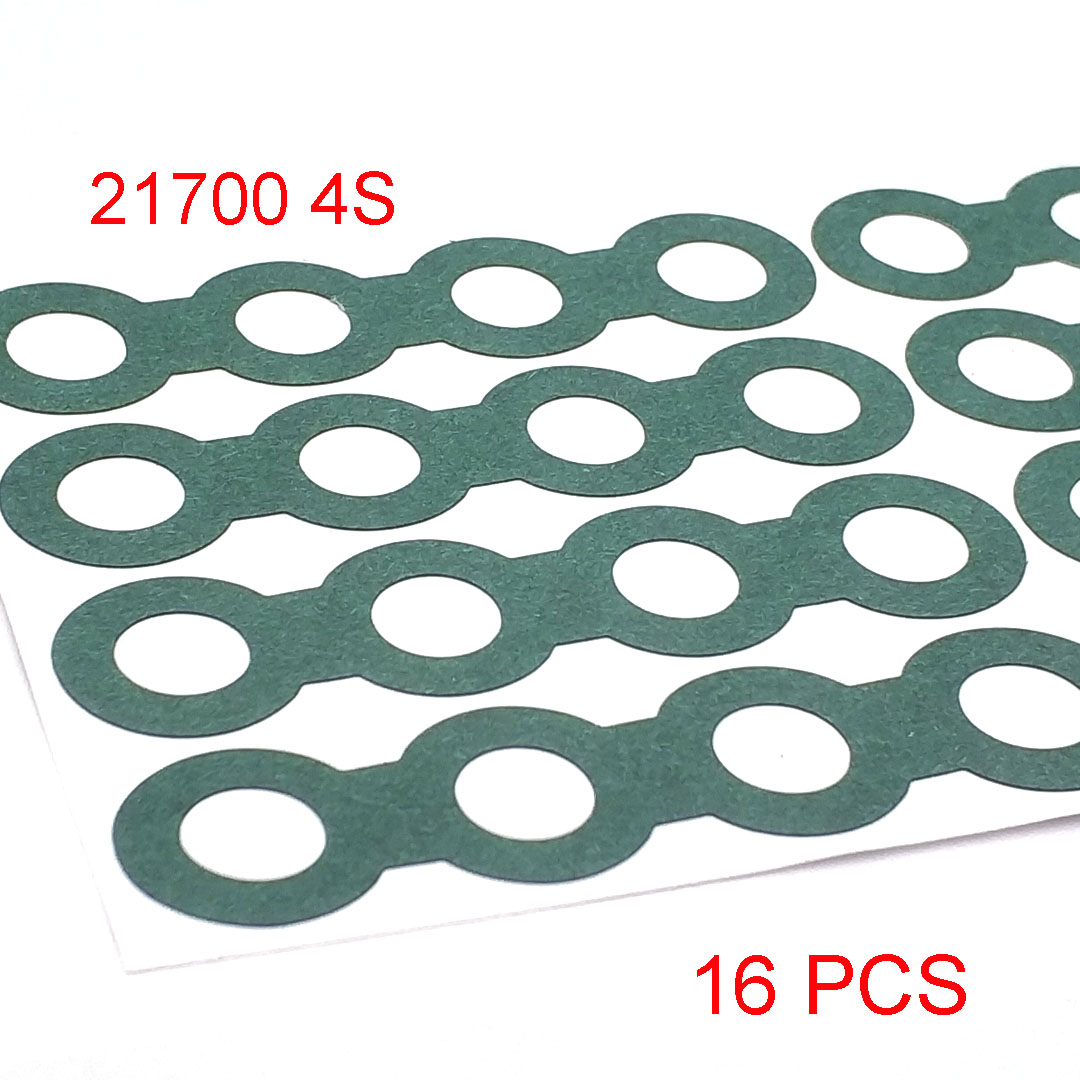 18650 21700 32650 Li-Ionen-Akku-Isolierdichtung, Gerstenpapier, Akku, Zelle, isolierender Kleber, Patch, Elektrode, isolierte Pads: Gelb