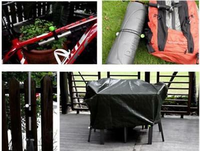 4Pcs 6" Ball Flag Bungee Ties to attach Windsocks &amp; Flags to Poles for Festival