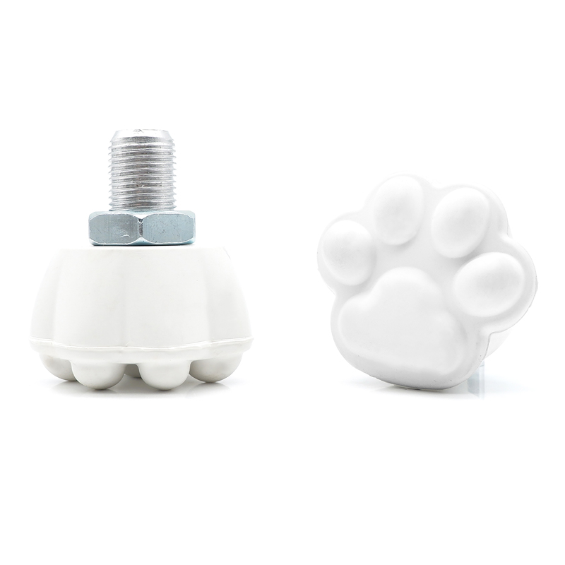 Cat Claw Shape Quad Skates Break Roller Skating Stop Brake Outdoor Sliding Sports 4 Wheels Skate Shoes Accessories Replacement: Blue