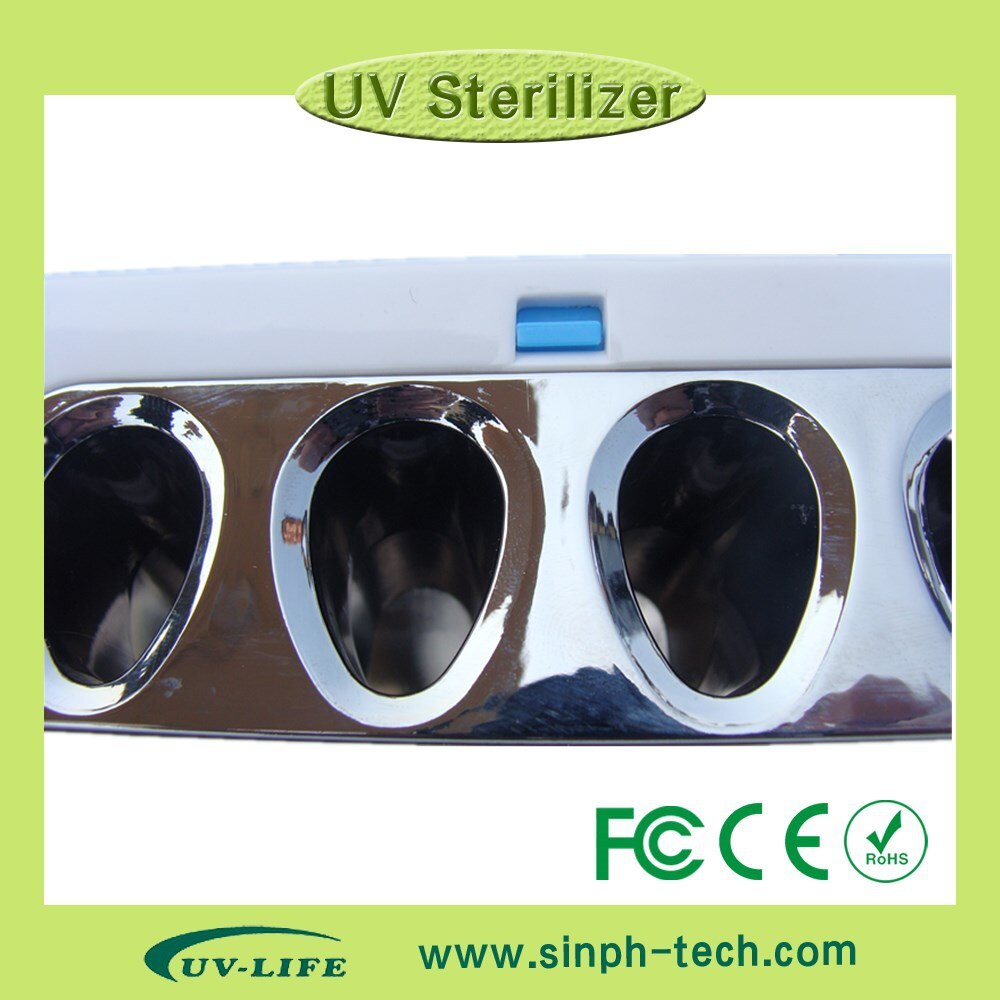 UV-C Home Toothbrush Sterilizing holder UV light tooth brush sanitizer UV tooth brush disinfector