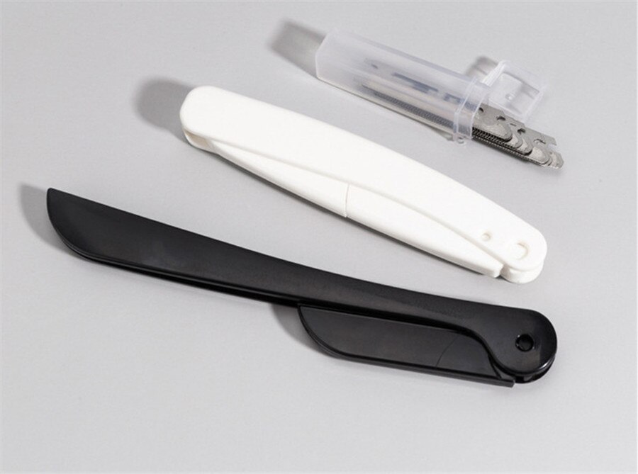 Variou Types All-Purpose Eyebrow Trimmer of Stainless Steel Replaceable Blade Micro Distance Protecting Net E514