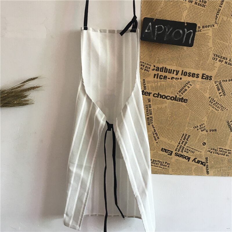 Delantales sin mangas de algodón para barbacoa en 3 colores, cocina doméstica, ropa de algodón limpia para hombres y mujeres, monos de corsé para adultos