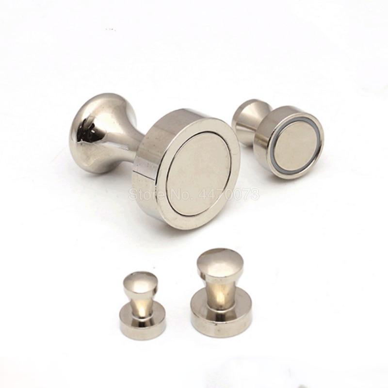 1Pcs Neodymium Whiteboard Magnet Push Pin Strong Magnetic Office Chess Shape Thumbtack Fridge Magnets Pins Blackboard Metal Memo