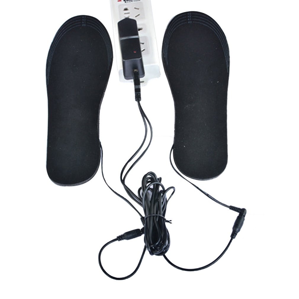 Usb elektriske opvarmede indlægssåler kvinder mænd opvarmningssko indlægssål vinter varme indlægssåler til sko støvler varmelegeme varme fodpuder indsætte