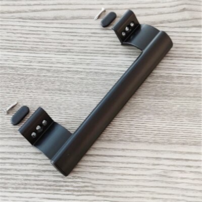 20cm White Gold Black Aluminum Alloy Handle Metal Sliding Door Pull Handle Plastic Glass Sliding Door Window Balcony Handle: 1002