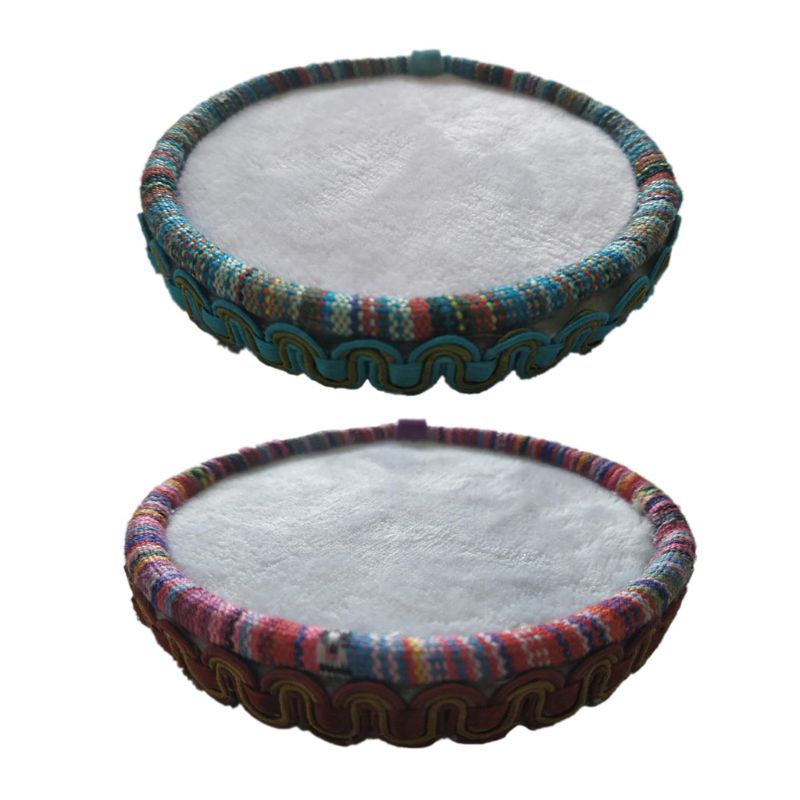 The The Bead Wrangler Wooden Fabric Beading Mat Board Tray Beads Organizer for Jewelry DIY Sewing Embroidery Needlecraft Tool