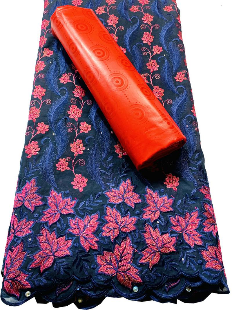 Ensemble de tissus Bazin Riche en dentelle suisse, Voile 2.5 + 2.5 Yards/ensemble, pour mariage africain, nouvelle guinée, ghana, YKM030, 2022: AS PIC10