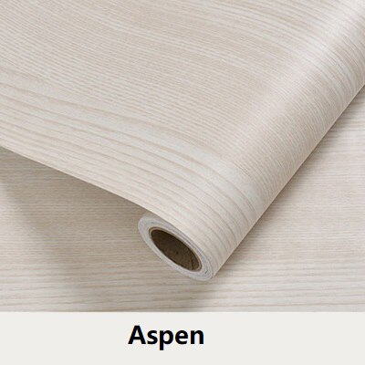 Vinyl PVC Selbst Klebe Tapete Wohnkultur Möbel Renovierung Küche Schrank Schrank Wasserdichte Holzmaserung Zauberstab Aufkleber: Aspen