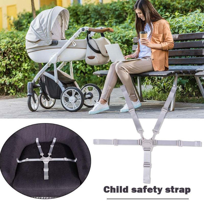 Universal baby spisestue foderstol sikkerhedssele bærbart sæde frokoststol sikkerhedssele vandtæt 5- punktssele 60 x 60cm