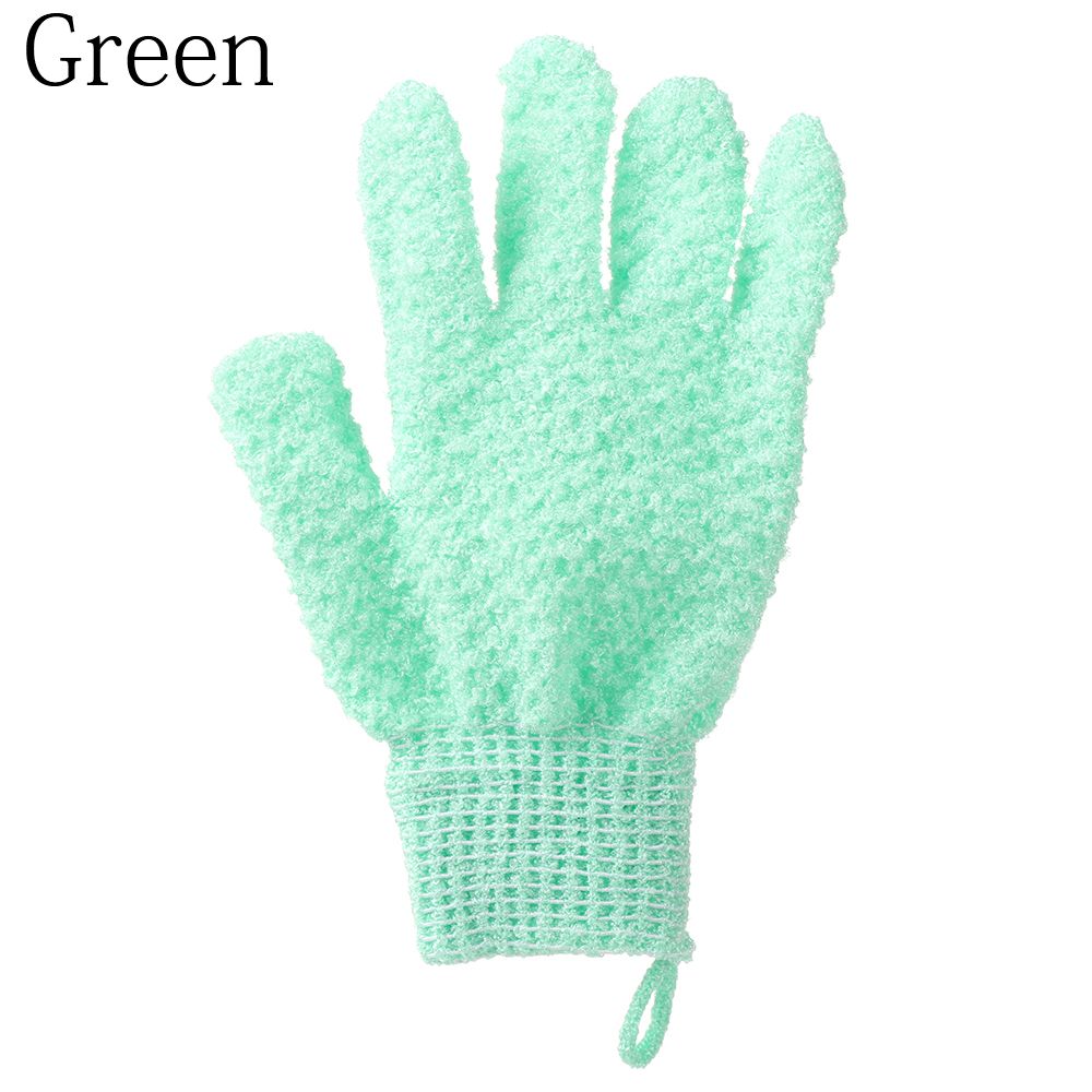 Manopla Exfoliante para Hammam marroquí, guante Exfoliante para la preparación de la ducha, duradero, para masaje corporal y Facial, 1 ud.: D Green
