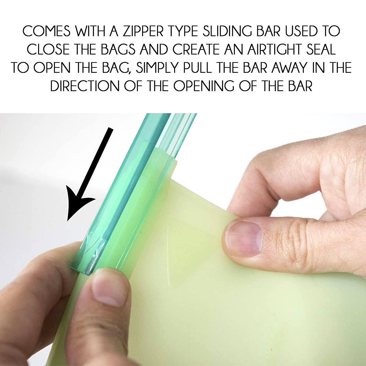 4 Reusable Silicone Food Bags-for Kitchen Storage,Meal Prep,Milk-Ziplock Air-Tight Seal-Freezer Microwave Oven Safe-BPA Free