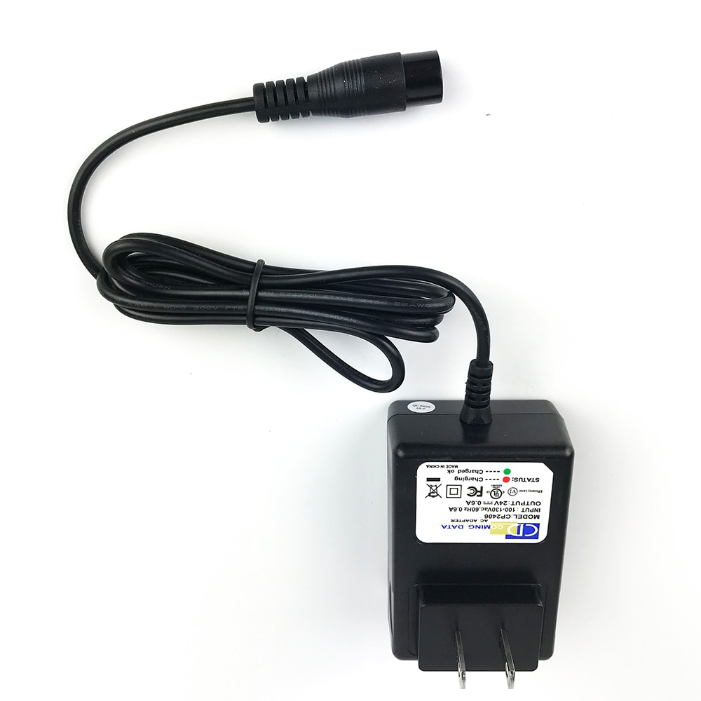 Chargeur de batterie de Scooter électrique 24V pour rasoir E100 E200 E300 E125 E150E500 prise américaine