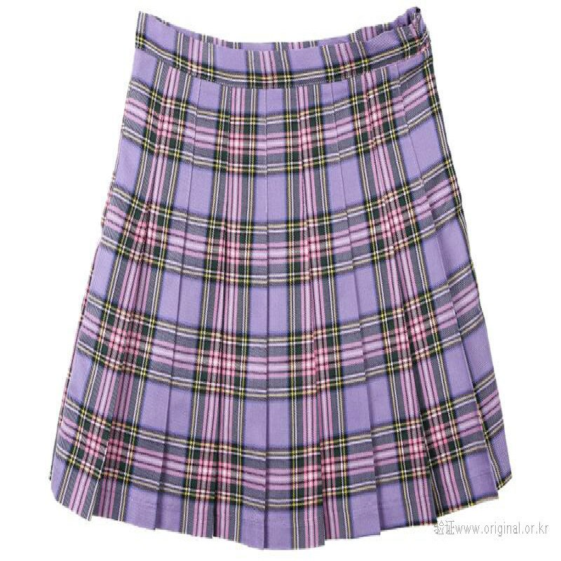 Skirts womens Harajuku Purple Plaid High Waist Pleated Skirt Female Mini Plus Size 4XL Summer Skirt shorts