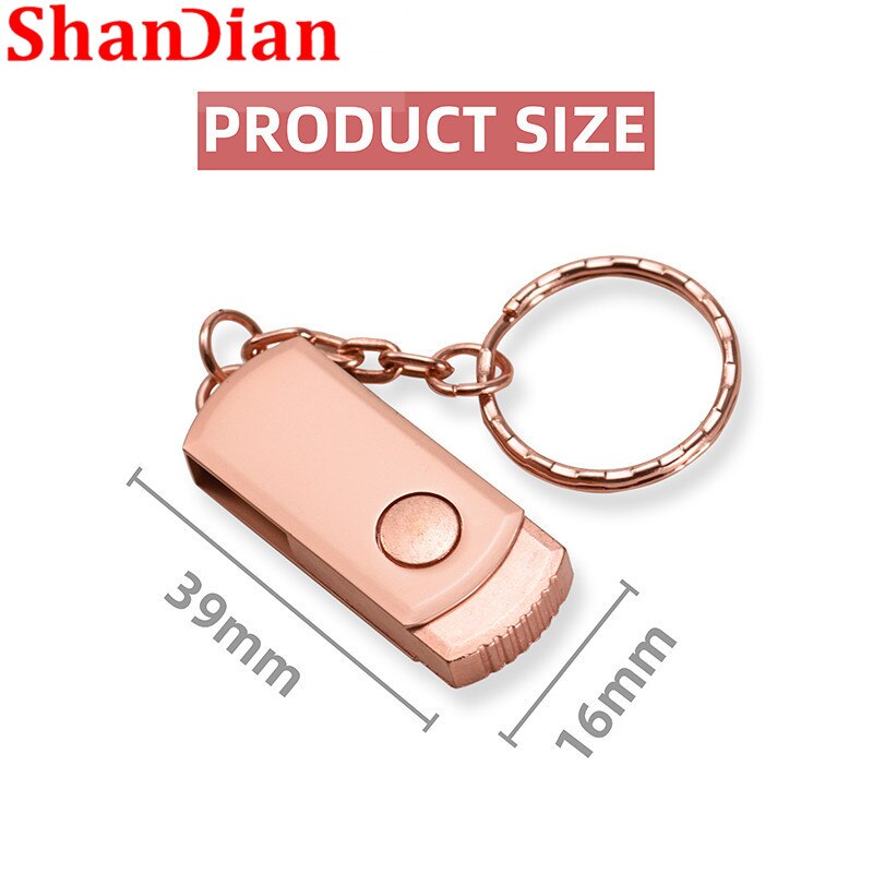 In Acciaio inox USB 2.0 pen drive 256gb 128gb usb flash drive 16gb 32gb 64gb pendrive usb stick con portachiavi Flash Drive